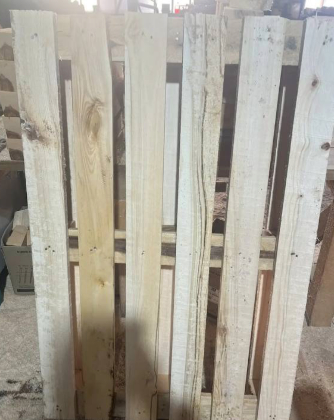 Поддон типовой настил 6 досок ( новый) 2 сорт